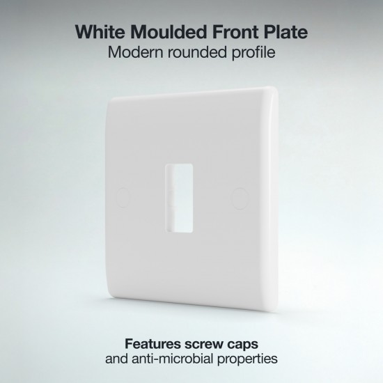 BG Grid Lite Moulded 1G Cover